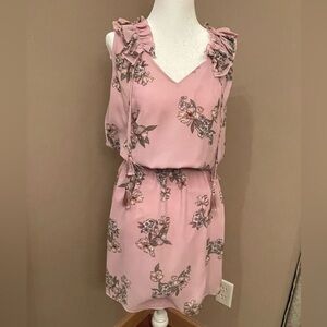 White House Black Market Pink Floral Dress